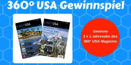 Gewinnspiel 360° USA Magazin