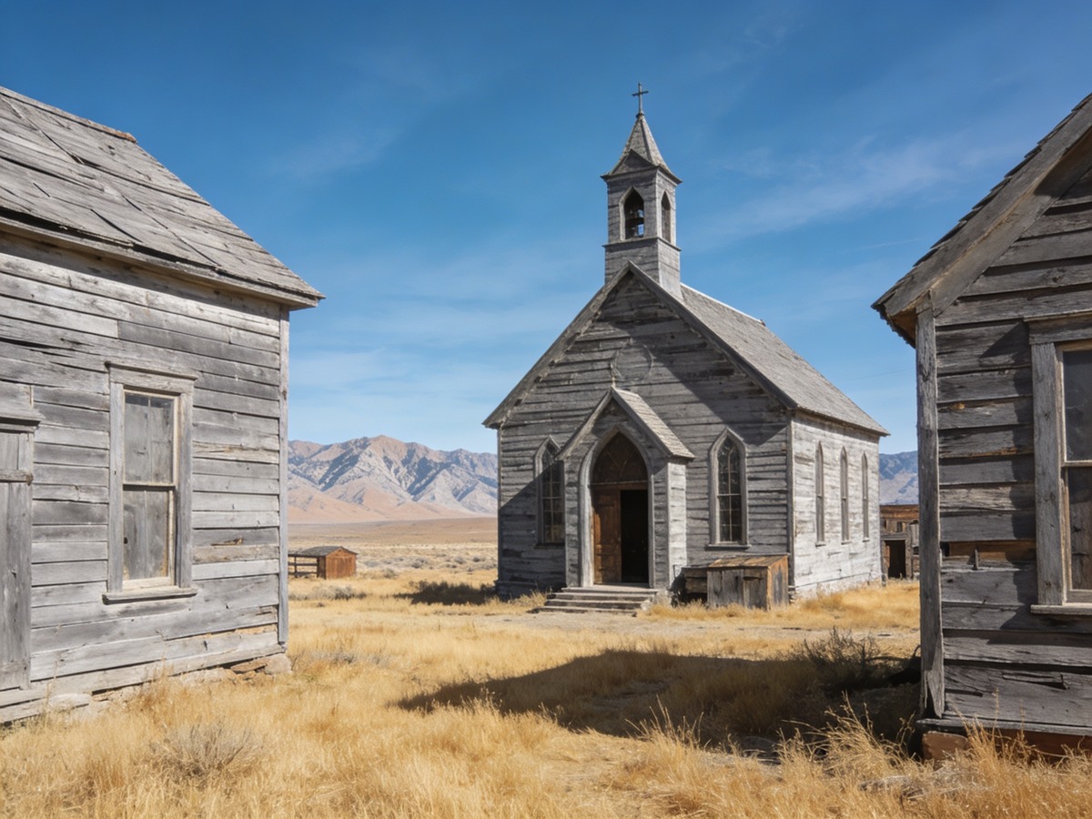 Geisterstädte USA: Die 7 schönsten Ghost Towns 2026 2 Geisterstadt Bodie in Kalifornien mit erhaltenen Holzgebäuden