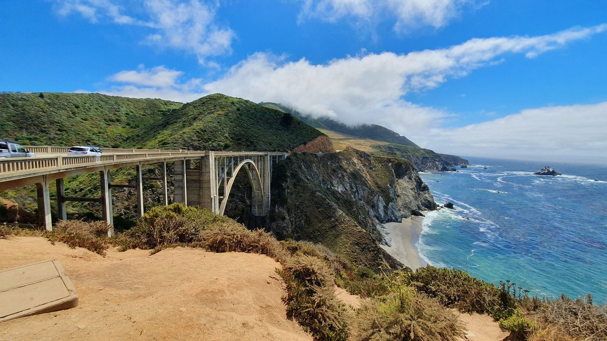 Westküste USA: Route für 3 Wochen (mit Highway 1 & Joshua Tree) 7 Die Bixby Bridge am Highway 1 in Big Sur