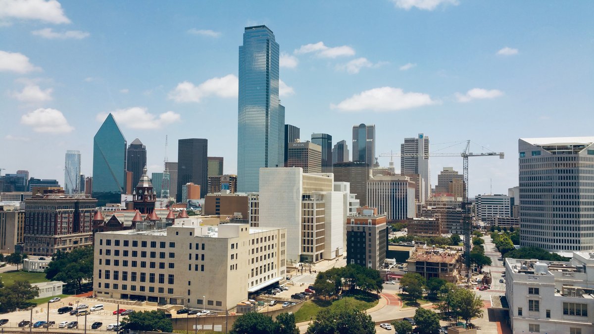 Die Skyline von Dallas