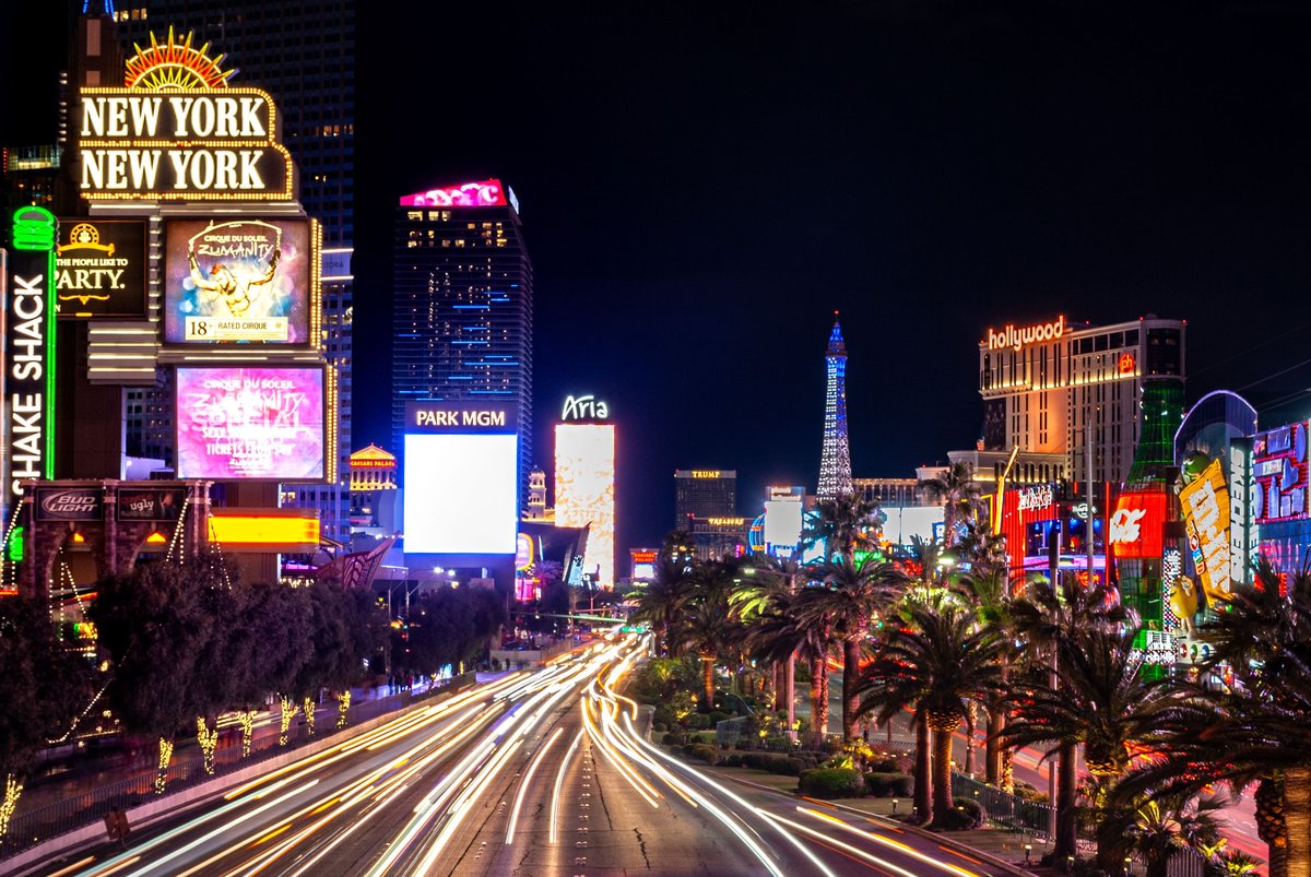 Las Vegas Strip bei Nacht