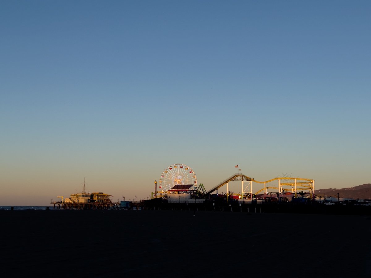 Santa Monica Pier in Los Angeles