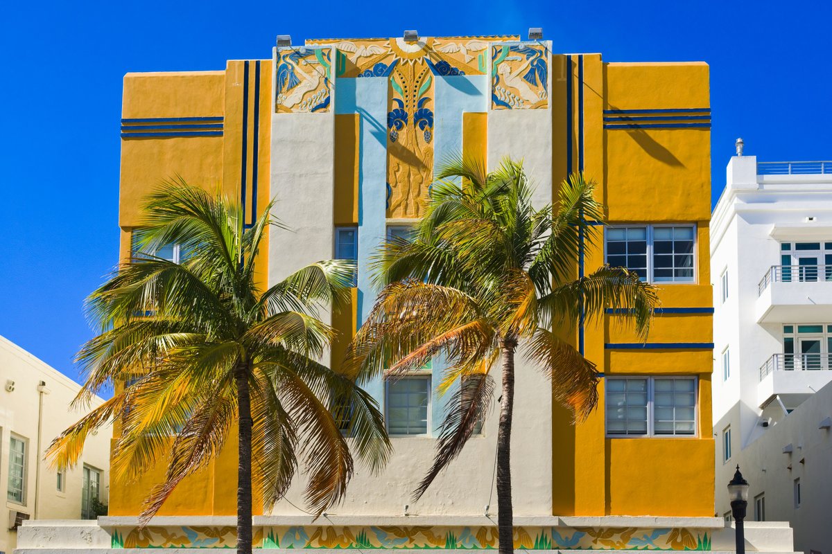 Florida Rundreise: Route für 2 Wochen (Miami, Keys, Orlando & mehr) 3 Art-Deco-Hotels am South Beach in Miami
