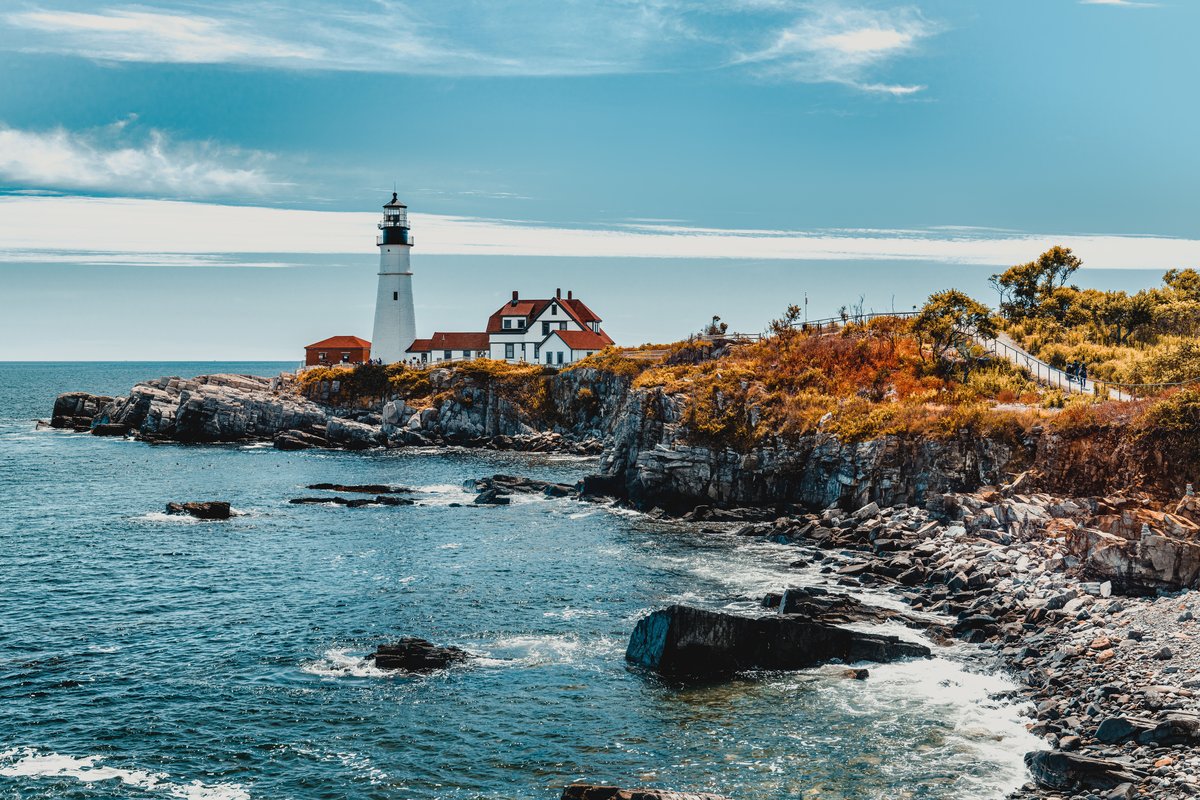 Ostküste USA & Neuengland: Route für 2 Wochen (mit Karte & Tagesplan) 8 Das Portland Head Light in Maine