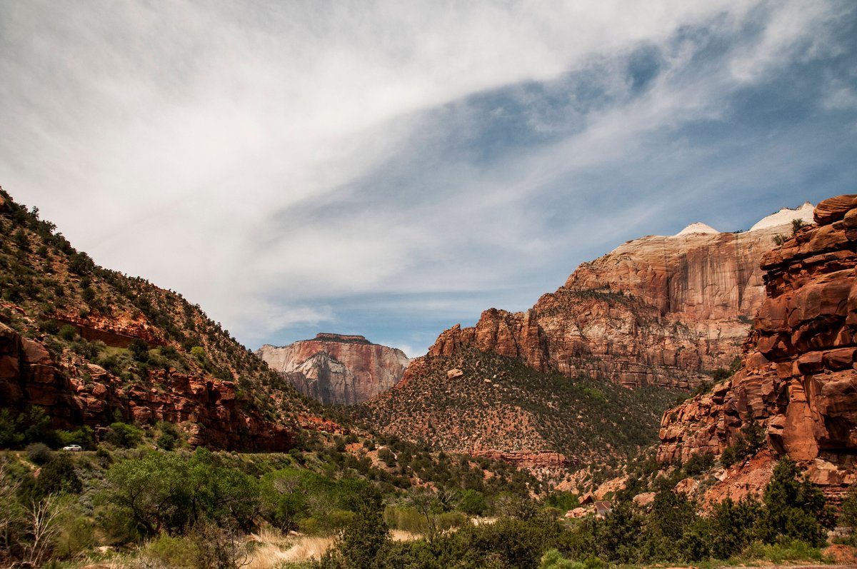 Südwesten USA: Nationalpark-Route für 2 Wochen (Grand Canyon, Zion, Bryce) 8 Der Canyon im Zion-Nationalpark